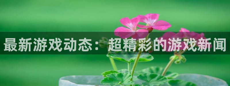 欧博娱乐是什么：最新游戏动态：超精彩的游戏新闻